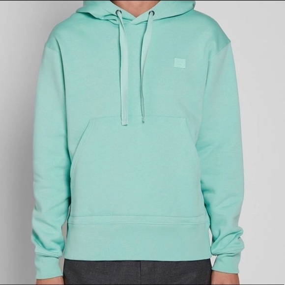 Acne Studios Tops - Acne Studios Ferris Face Hoodie Sweatshirt Mint Size S